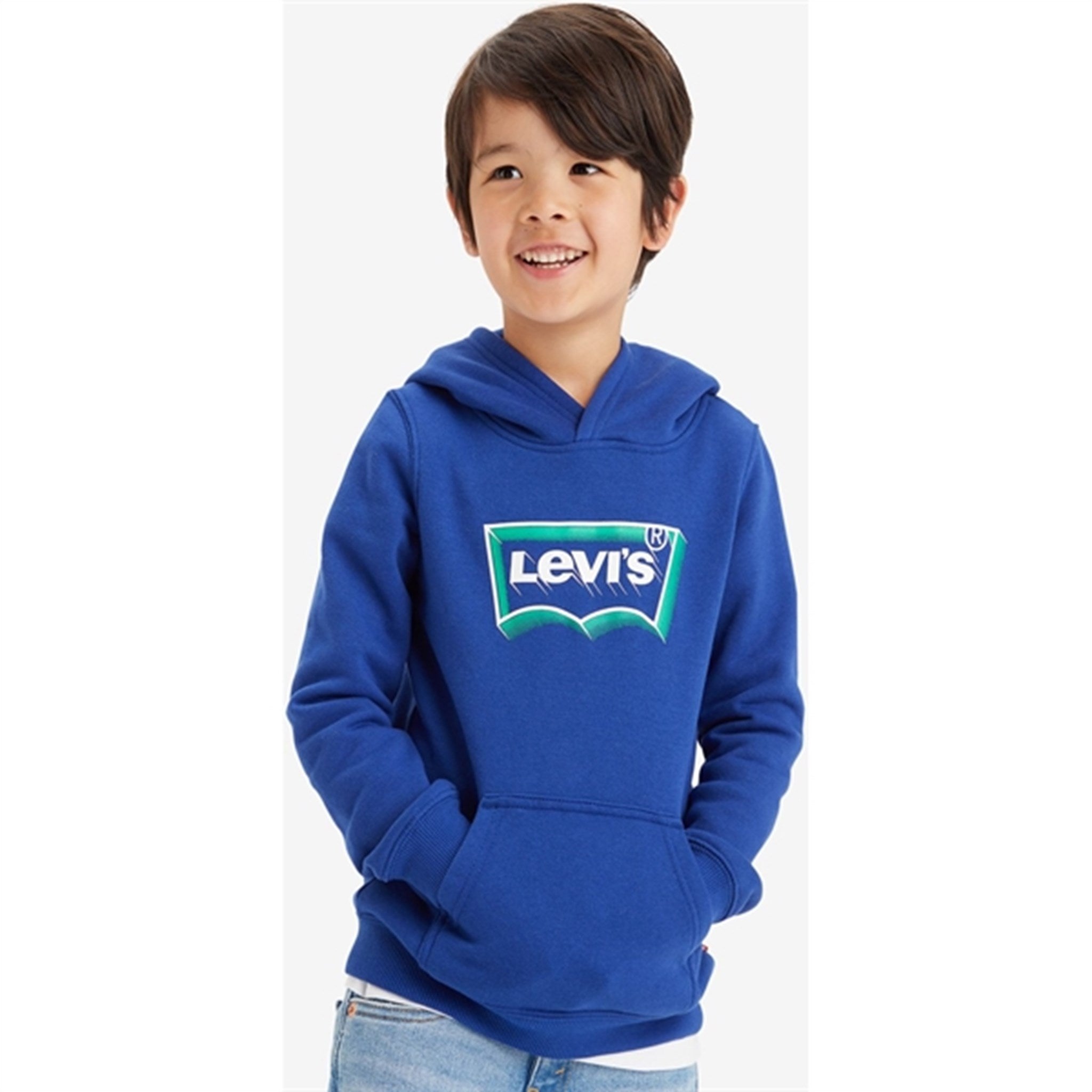 Levi's Batwing Fill Pullover Hoodie Sodalite Blue 2