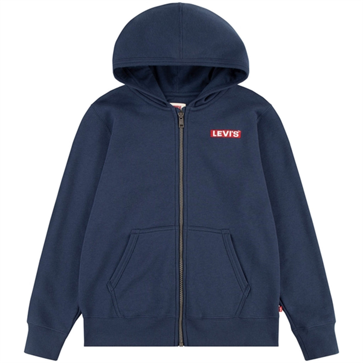 Levi's Box Tab Full Zip Hoodie Dress Blues