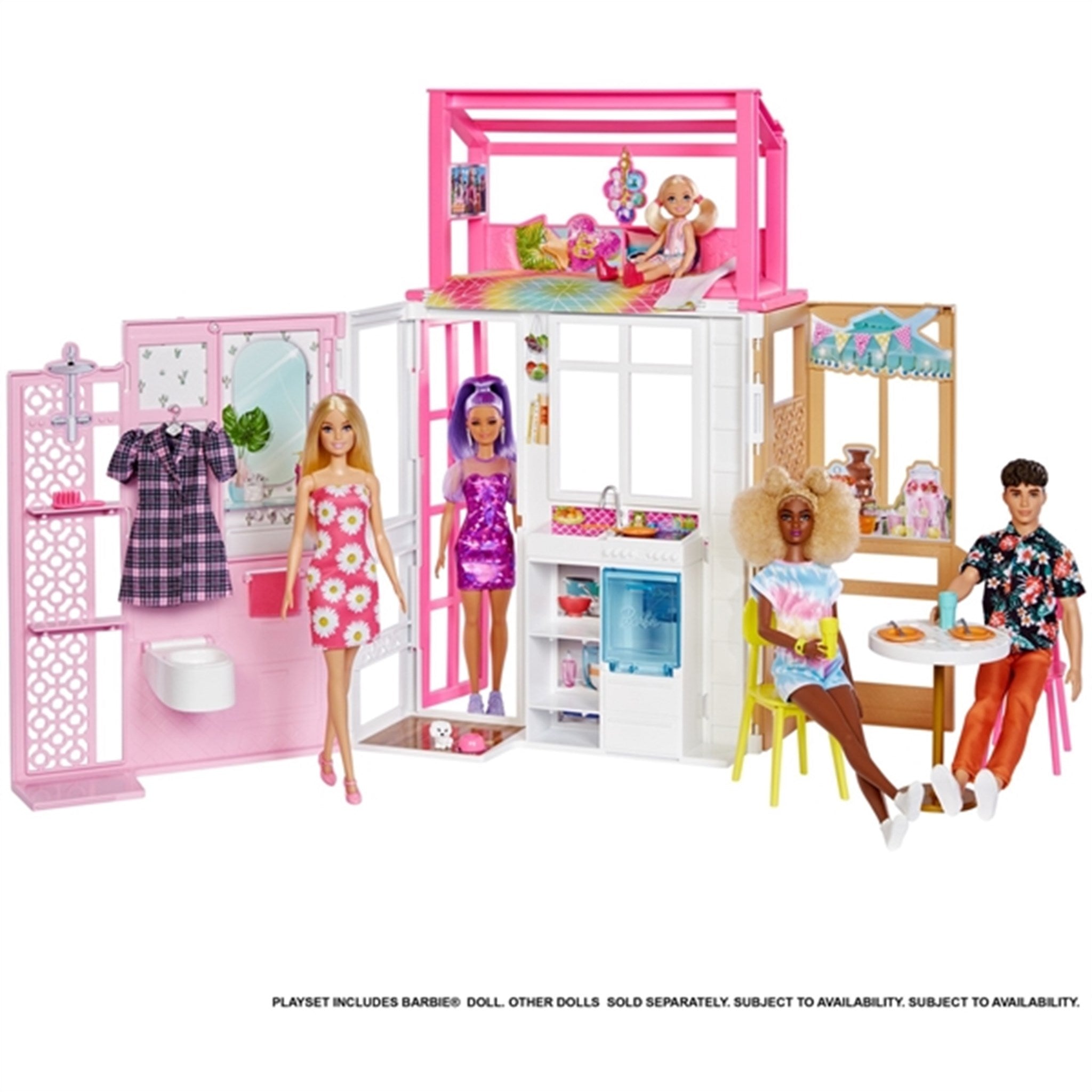 Barbie® Leg-Og-Tag-Med Hus Inkl. Docka 8
