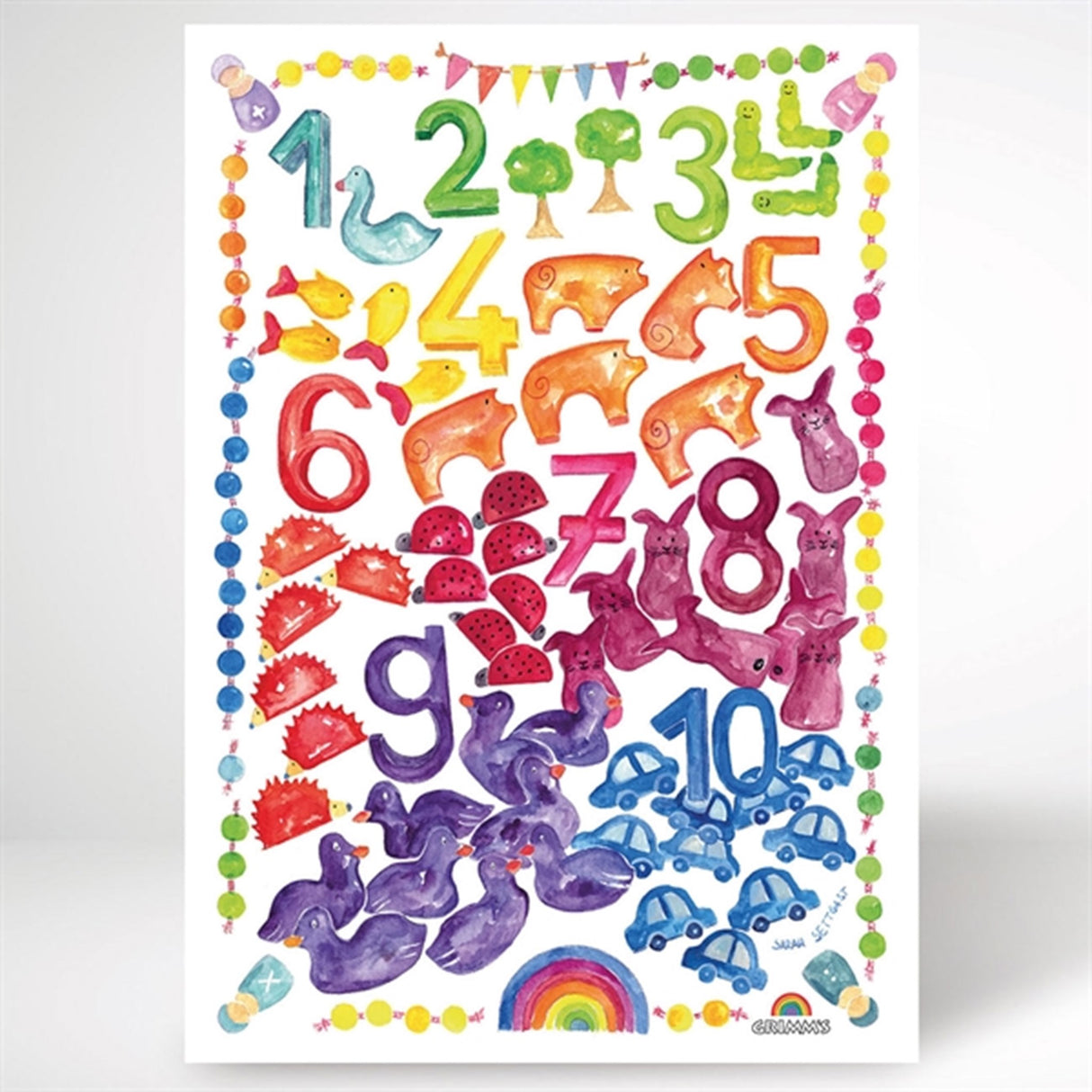 GRIMM´S Art Print World Of Numbers