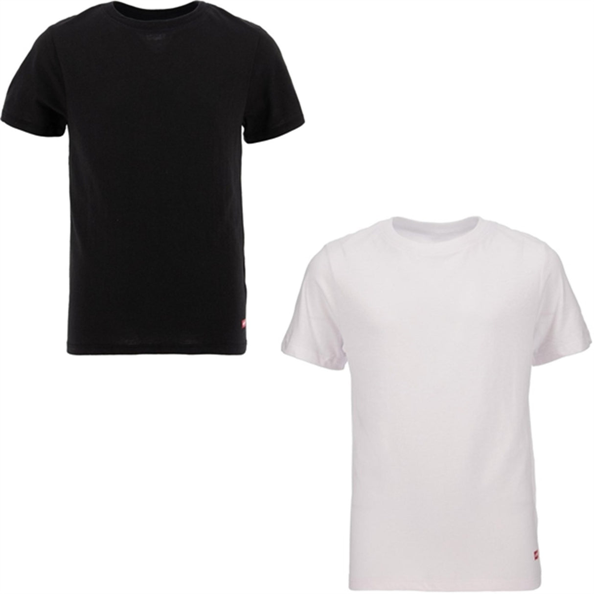 Levi's Short Sleeve Crewneck T-Shirt 2-Pak Black/White