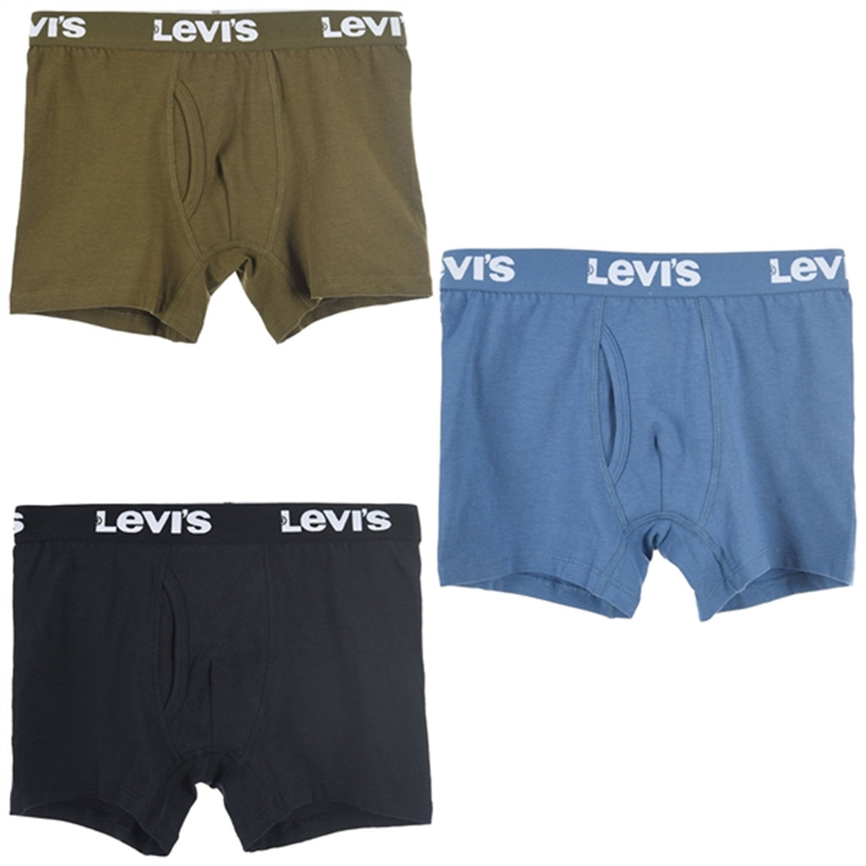 Levi's Boxershorts 3-Pack Svart