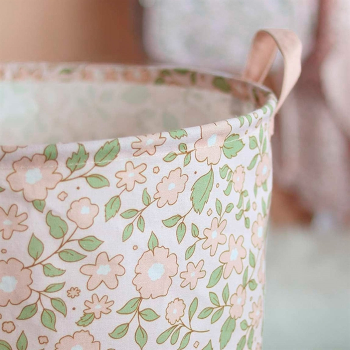 A Little Lovely Company Storage Basket Blossom Pink