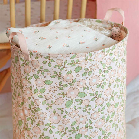 A Little Lovely Company Storage Basket Blossom Pink