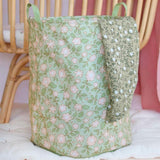 A Little Lovely Company Storage Basket Blossom Sage