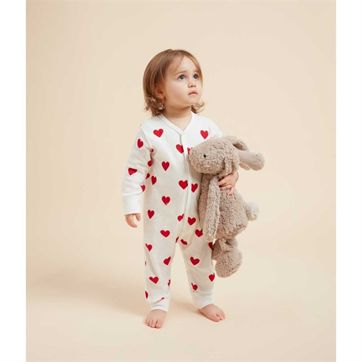 Petit Bateau Onepiece Dors Bien White/Red