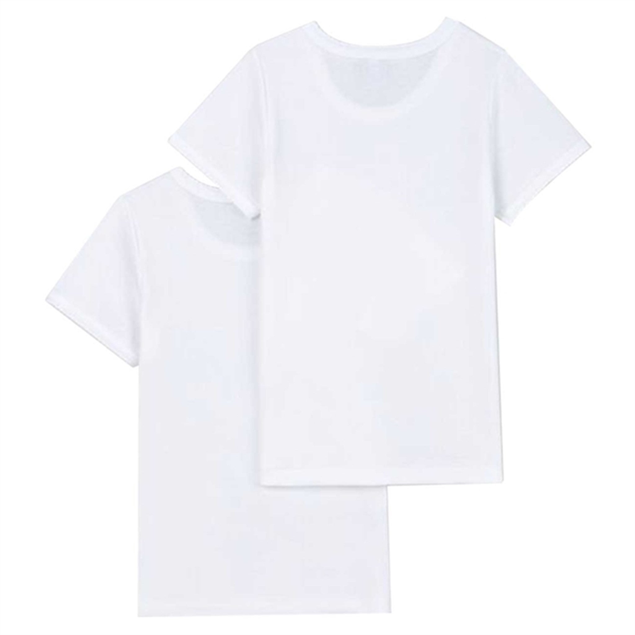 Petit Bateau T-shirt 2-pack MC White 2