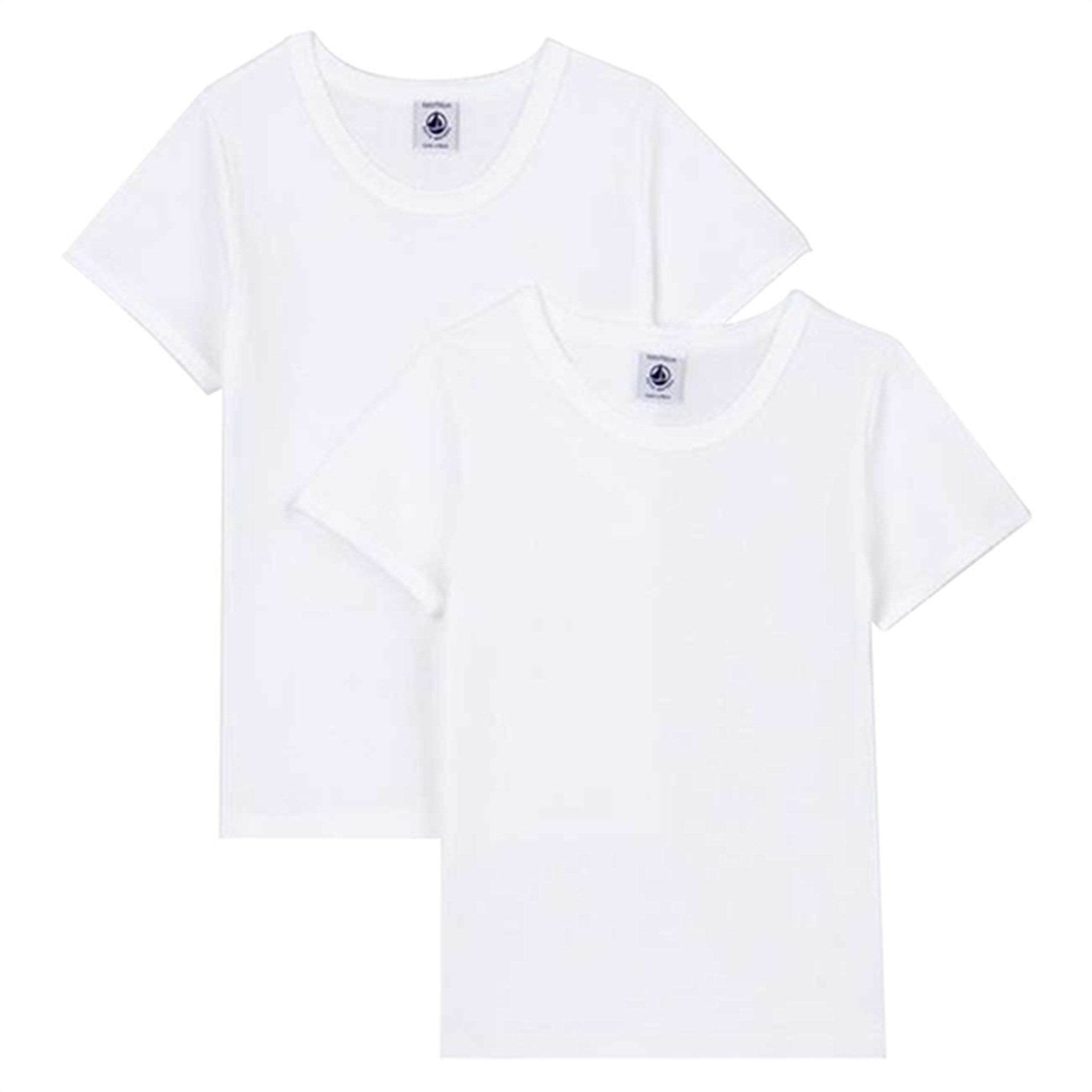 Petit Bateau T-shirt 2-pack MC White