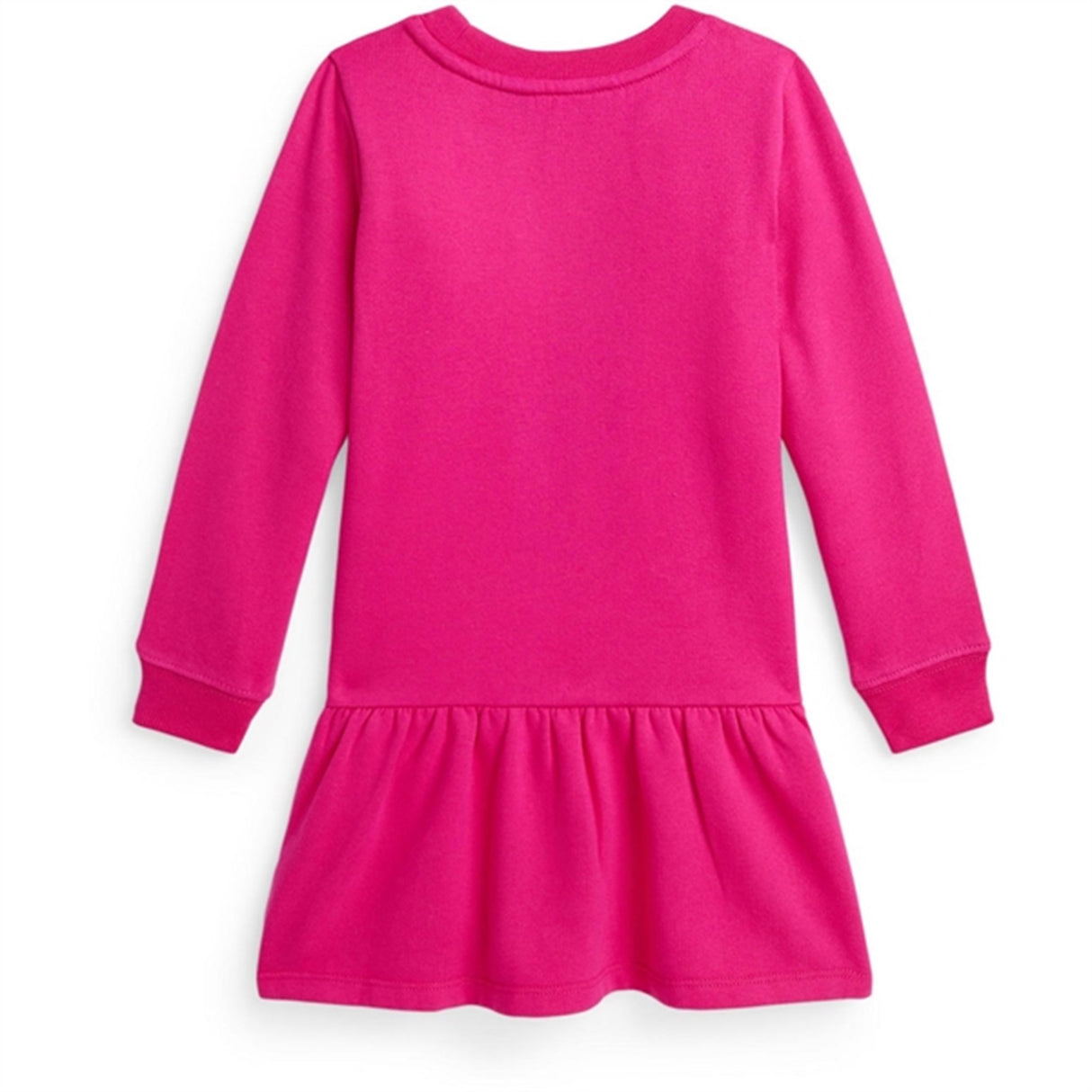 Polo Ralph Lauren Girls Klänning Bright Pink W/ Blue 2