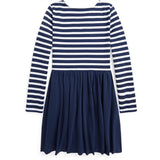 Polo Ralph Lauren Girls Klänning Newport Navy W White 2