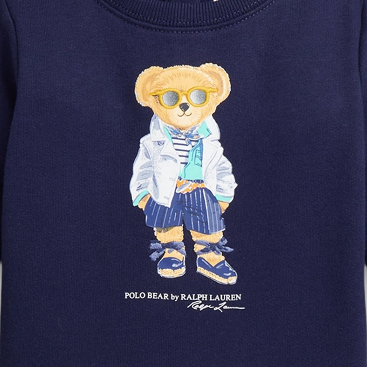 Ralph Lauren Bebis Björn Klänning Og Bloomer Newport Navy 3