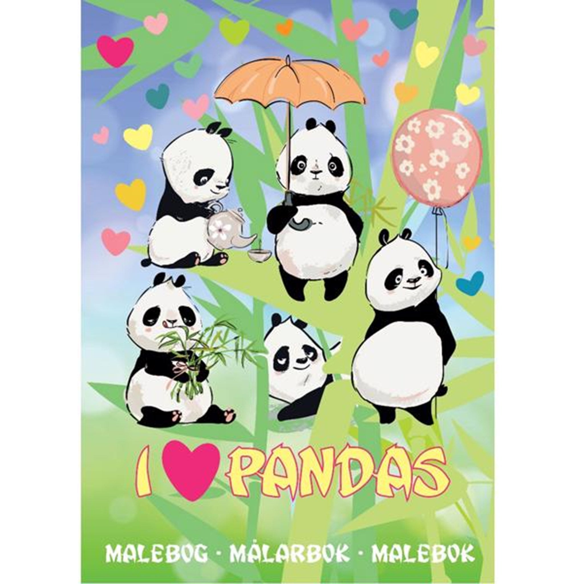 Alvilda Coloring Book Pandas