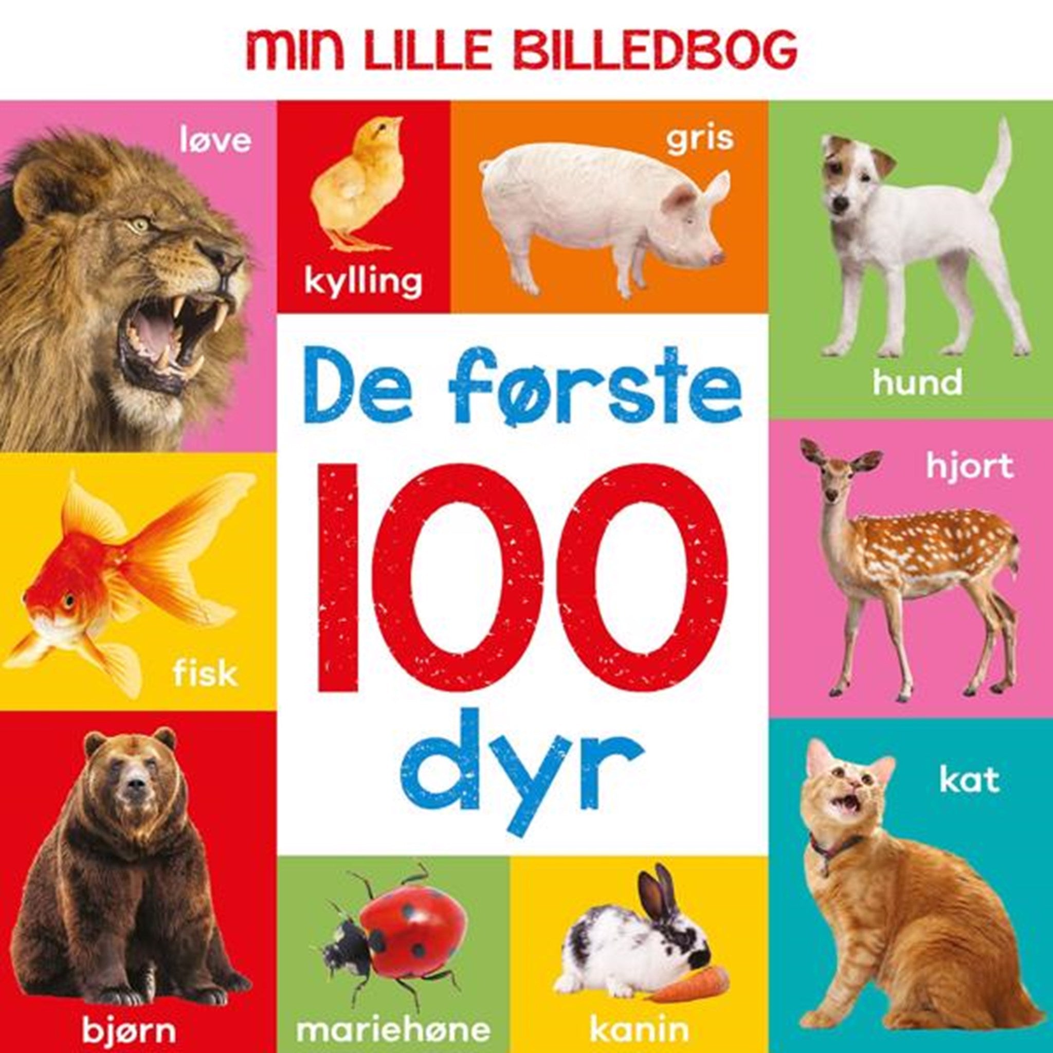 Alvilda Min Lille Billedebog - De Første 100 Djur