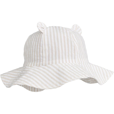 Liewood Amelia Solhatt Y/D Stripes Crisp White Sandy
