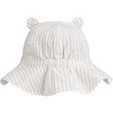 Liewood Amelia Solhatt Y/D Stripes Crisp White Sandy
