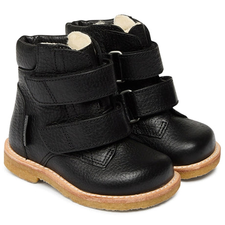 Angulus Begynder Tex-Støvle Med Kardborreband Black