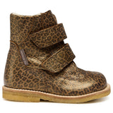 Angulus Tex-Støvle Med Kardborreband Lukning Brown Leo 2