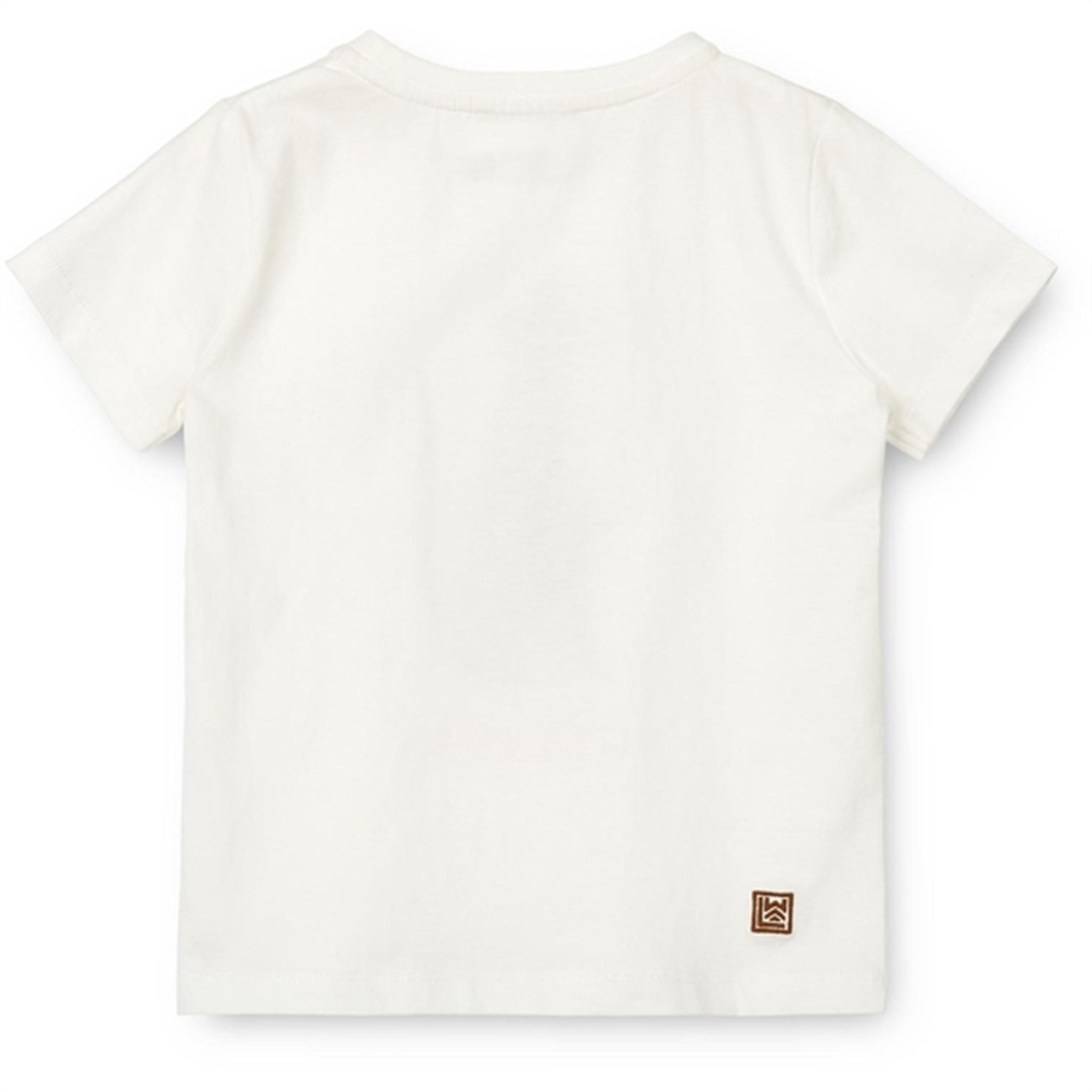 Liewood Leopard/Crisp White Apia Bebis Placement T-shirt 2