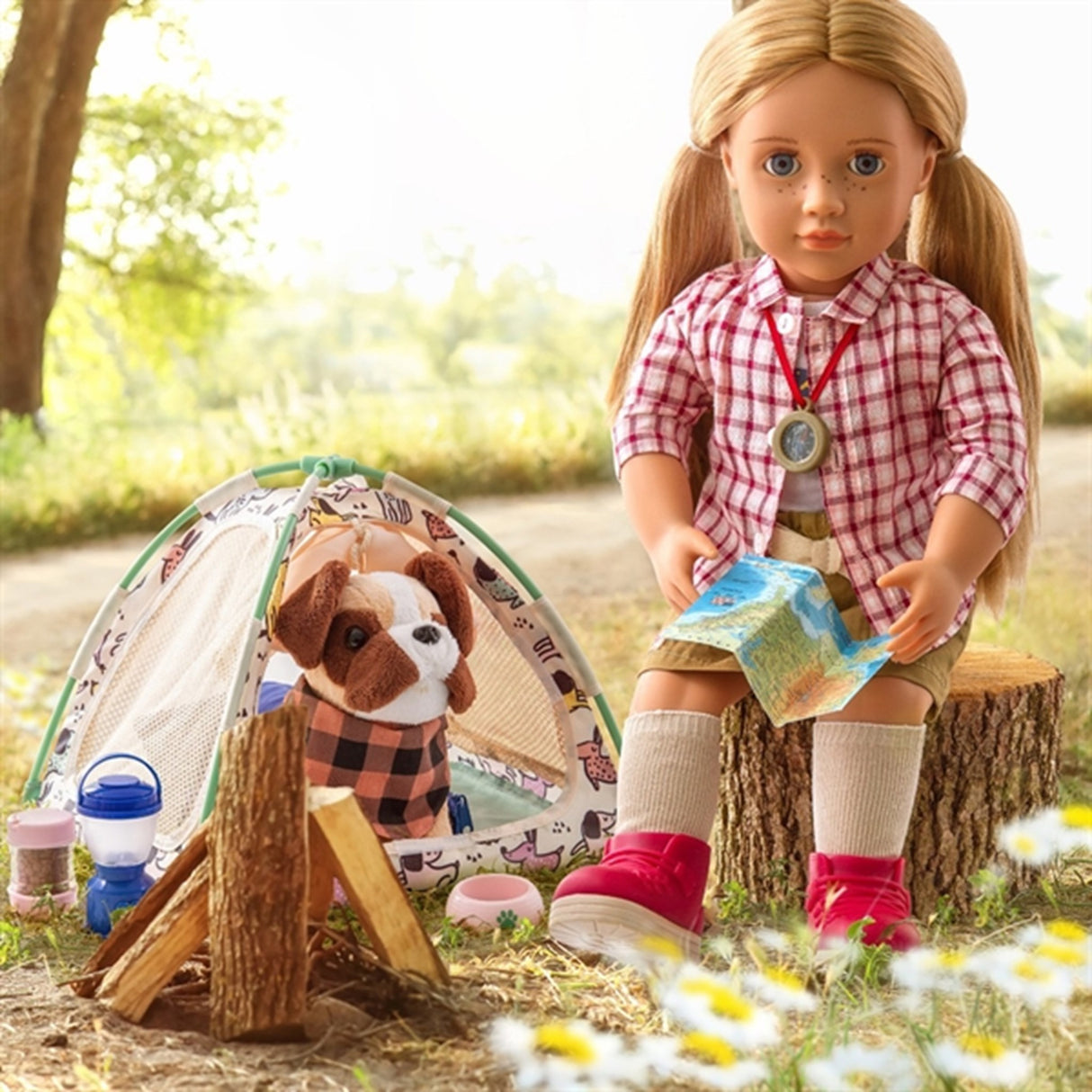 Our Generation Doll Accessories - Puppy Camping Set 2