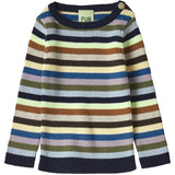 FUB Multi Stripe Bebis Striped Rib Blus