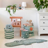 Done by Deer Opbevaringskurve 3-pak Happy Clouds Green