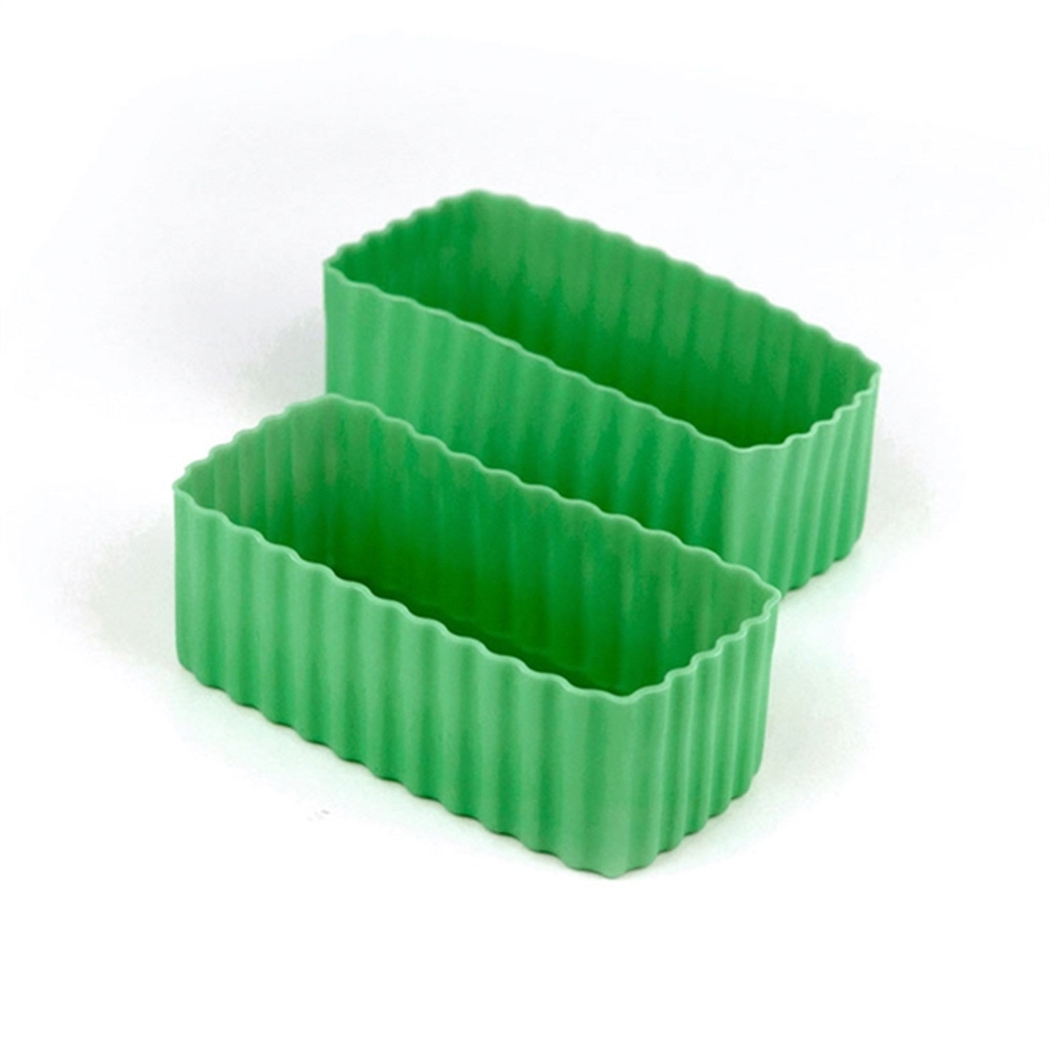 Little Lunch Box Co Bento Silikone Cups Rektangulære Green