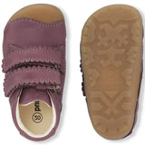 Bundgaard Lära-Gå-Skor Petit Velcro Blonde Dark Rose 2