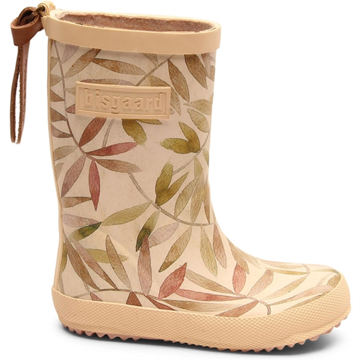 Bisgaard Gummistövlar Fashion Beige Leaves 3