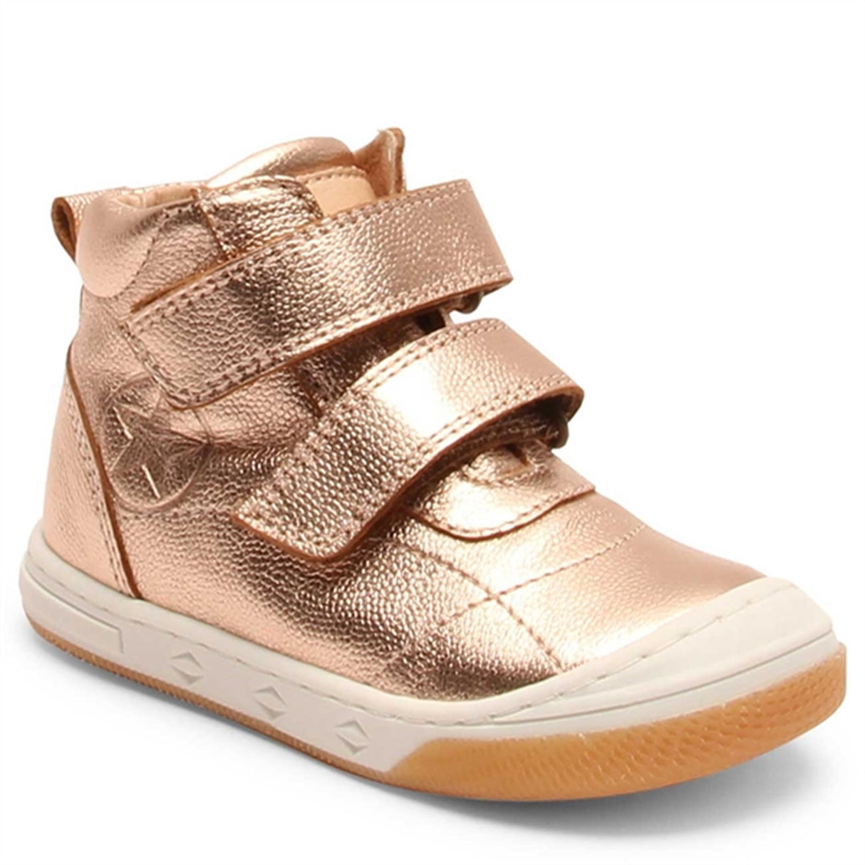 Bisgaard Kardborre Sko Juno Rose Gold