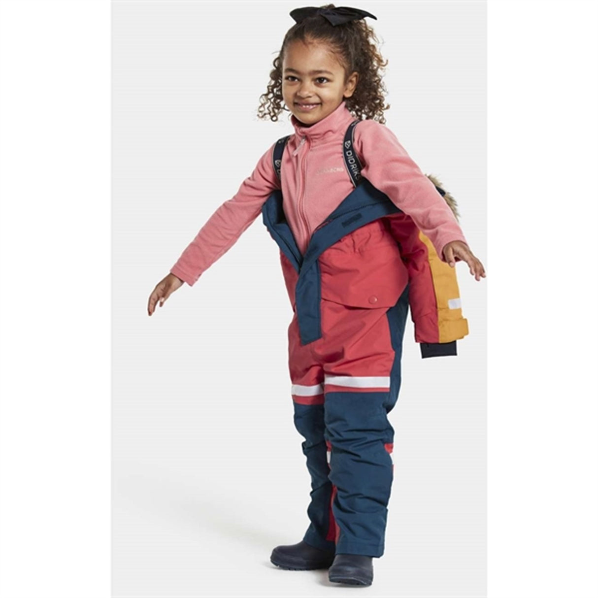 Didriksons Bjärven Modern Pink Vinteroverall 5