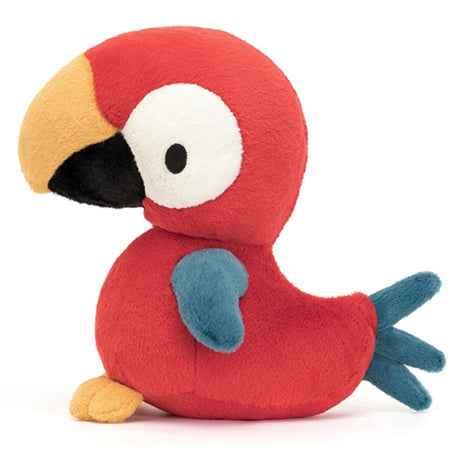 Jellycat Bodacious Beak Papegøje 22 cm