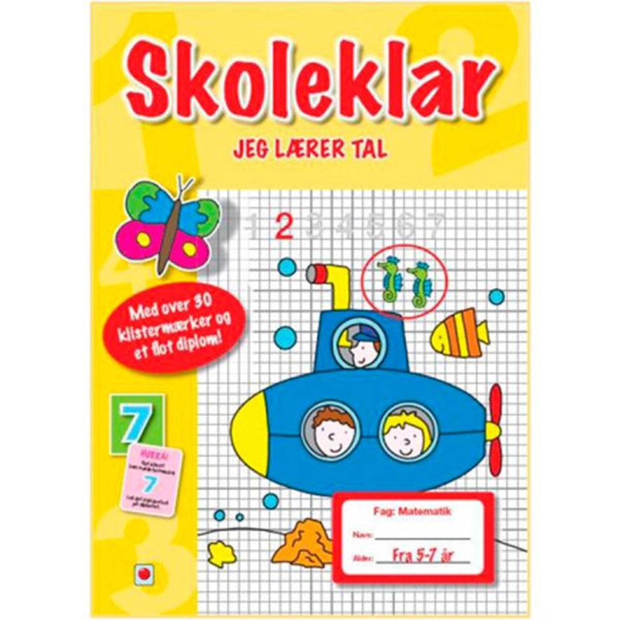 Bolden Skoleklar Jeg Lærer Tal