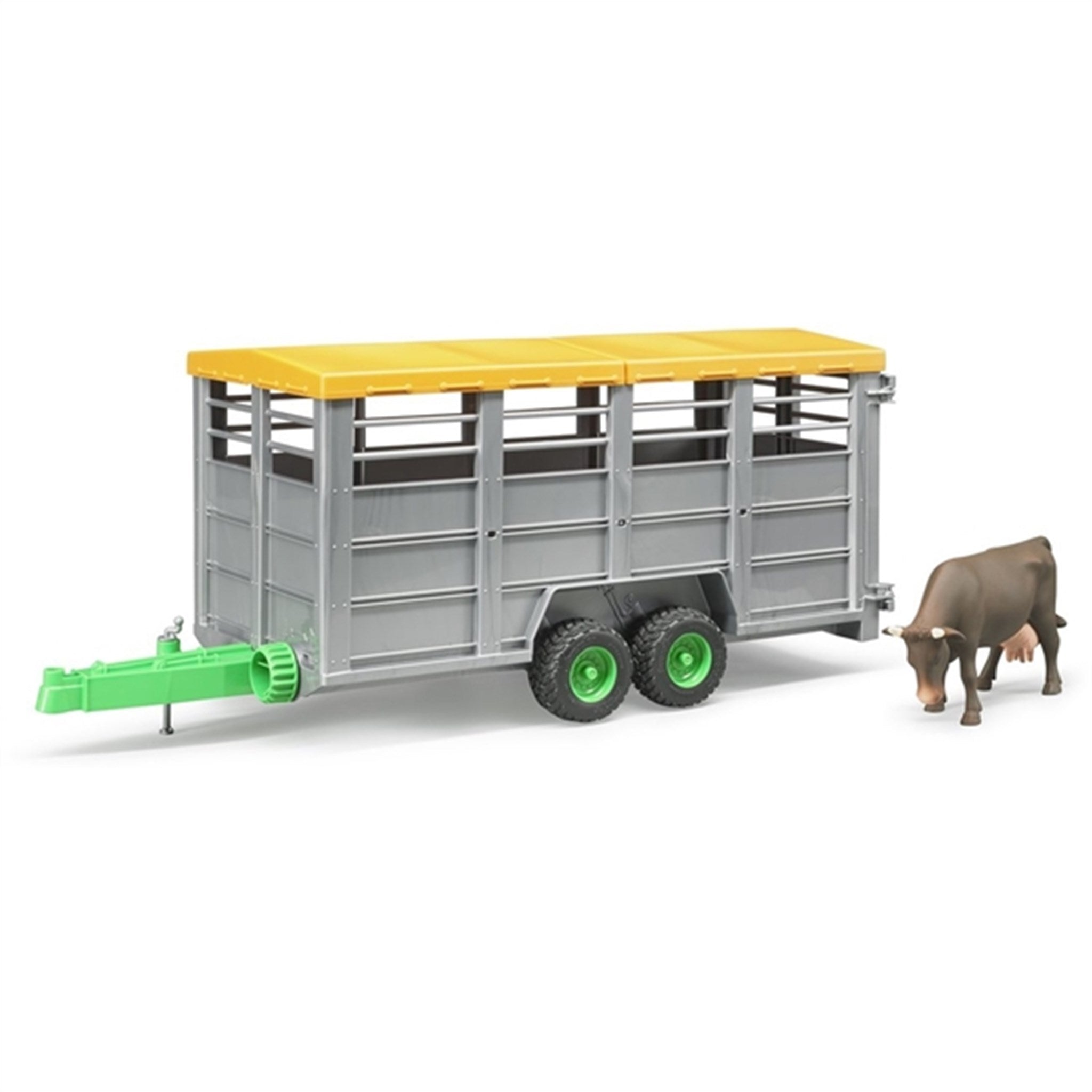 Bruder Livestock Trailer with 1 Cow 5