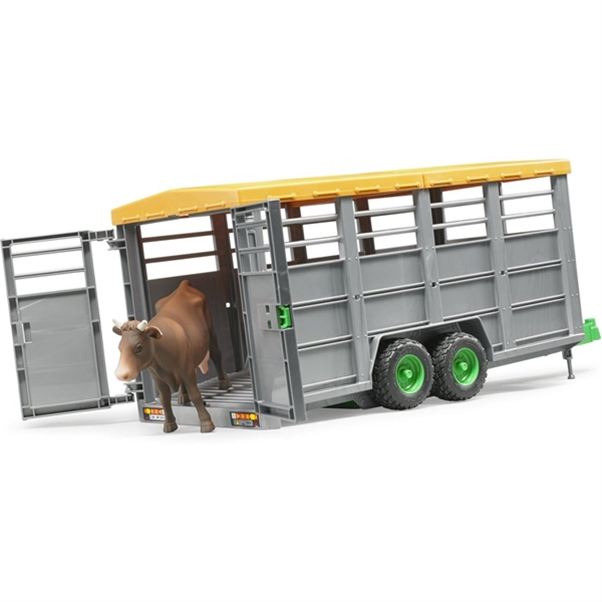 Bruder Livestock Trailer with 1 Cow 3