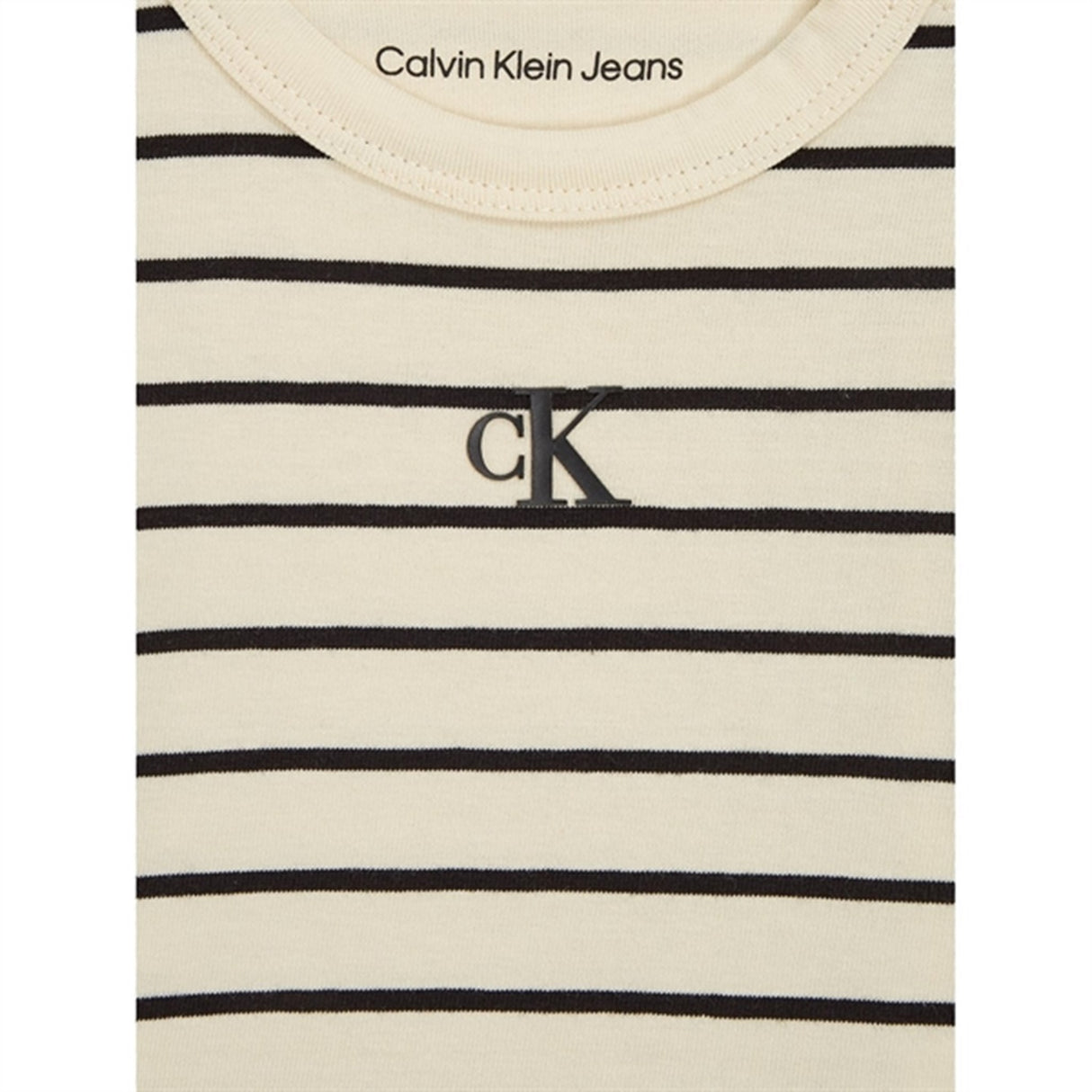 Calvin Klein Striped Ls Body Set Black / Black Vanilla Stripe 3