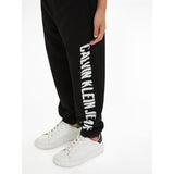 Calvin Klein Pixel Logo Relaxed Sweatpants Ck Black 3