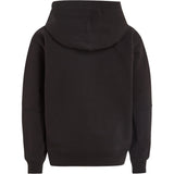 Calvin Klein Metallic Satin Monogram Hoodie Ck Black 2