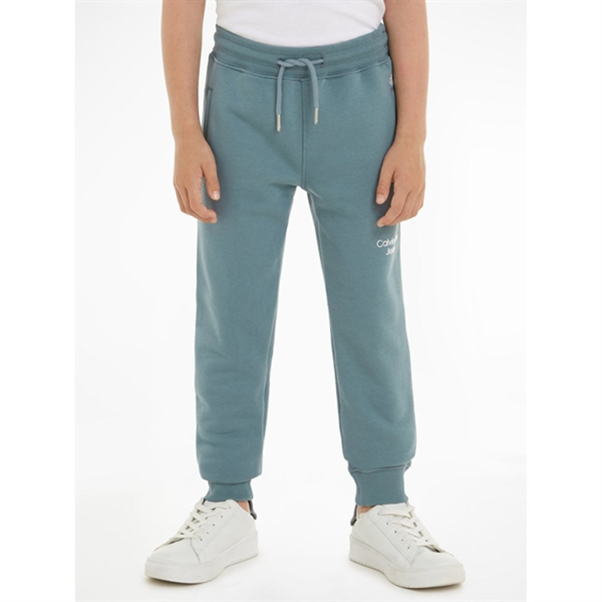 Calvin Klein CKJ Stack Logo Sweatpants Goblin Blue 4