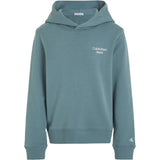 Calvin Klein CKJ Stack Logo Hoodie Goblin Blue