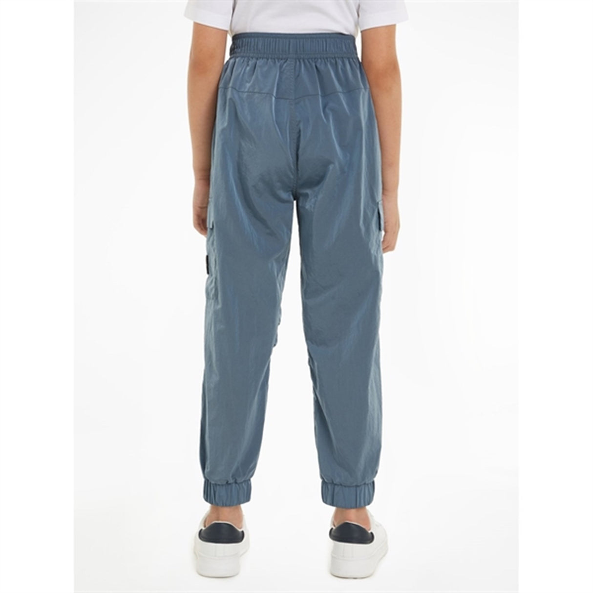 Calvin Klein Structured Nylon Trackpants Goblin Blue 3