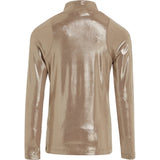 Calvin Klein Metallic Coated Mockneck Tröja Frosted Almond 2