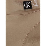 Calvin Klein Metallic Coated Mockneck Tröja Frosted Almond 3