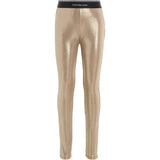 Calvin Klein Metallic Coated Leggings Frosted Almond