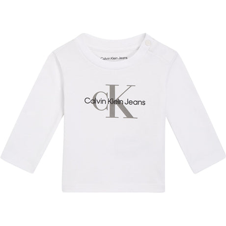 Calvin Klein Monogram Tröja Bright White