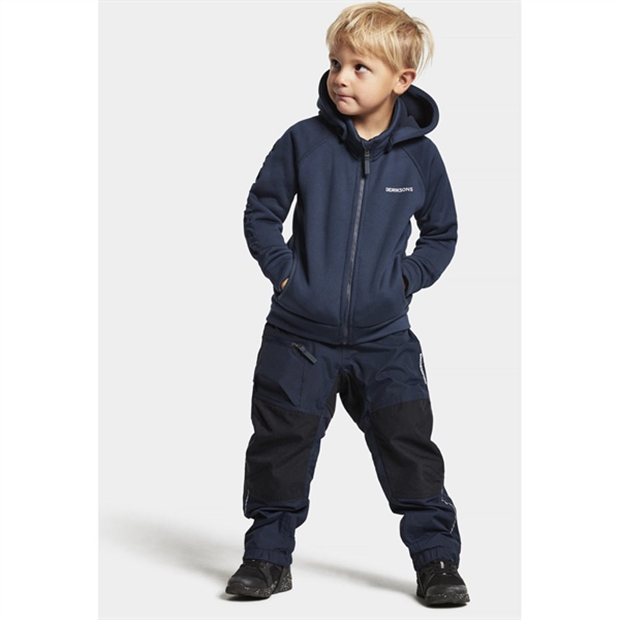 Didriksons Corin Navy Sweatshirt m. Dragkedja