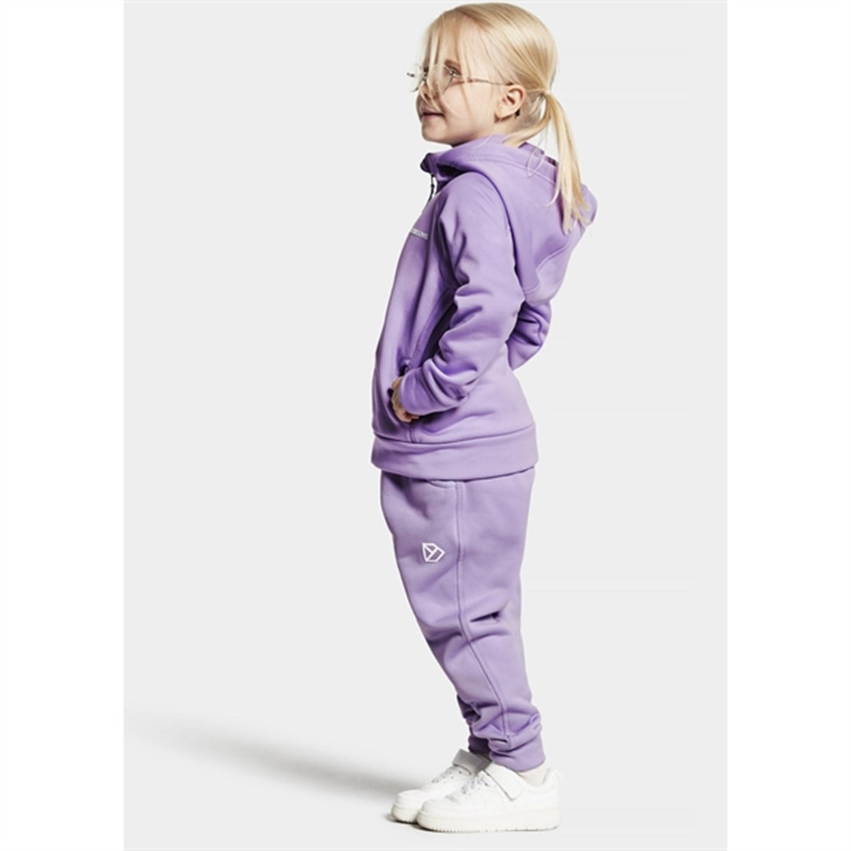 Didriksons Corin Digital Purple Sweatshirt m. Dragkedja