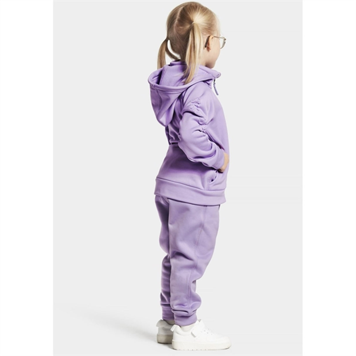 Didriksons Corin Digital Purple Sweatshirt m. Dragkedja