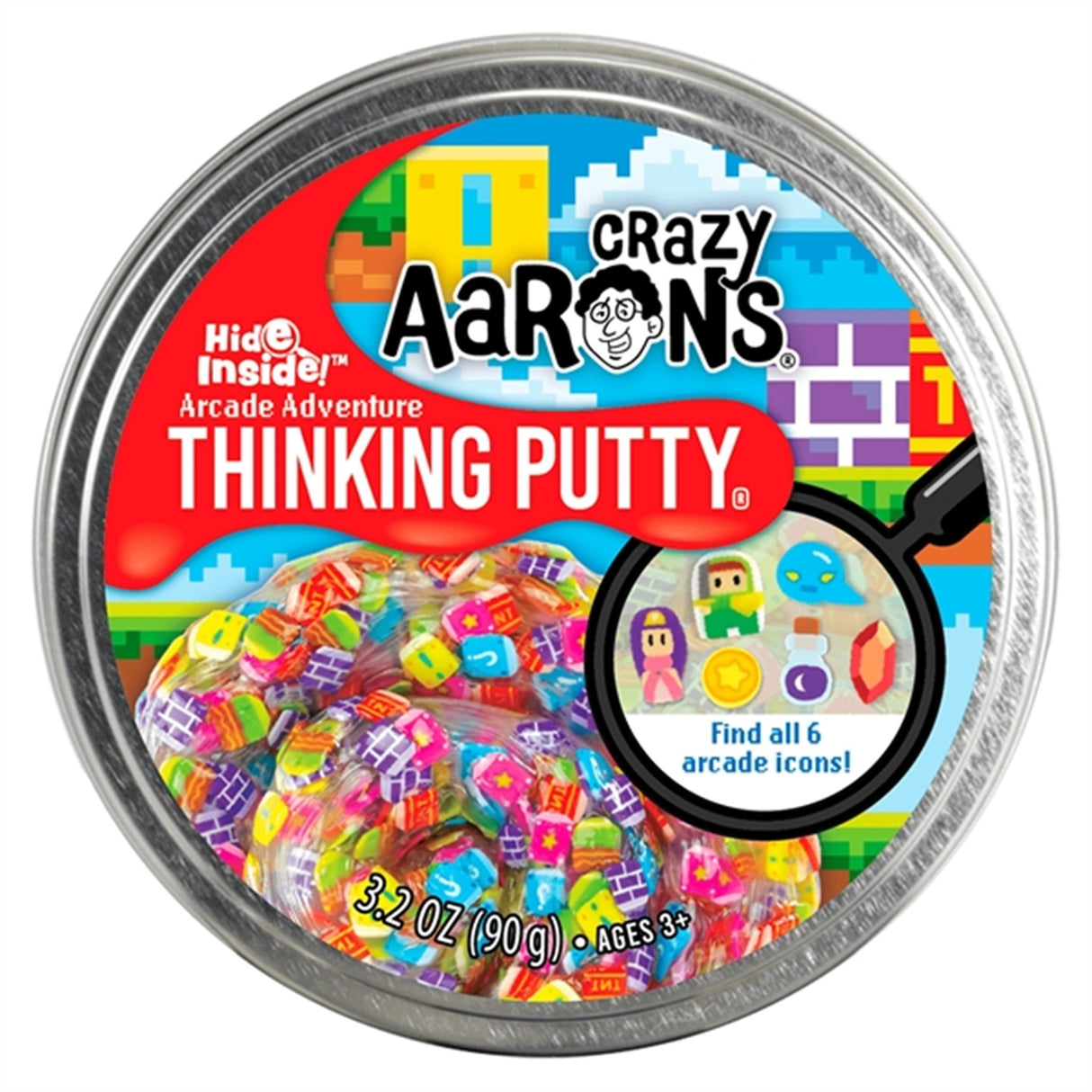 Crazy Aaron's® Thinking Putty Hide Inside! - Arcade Adventure