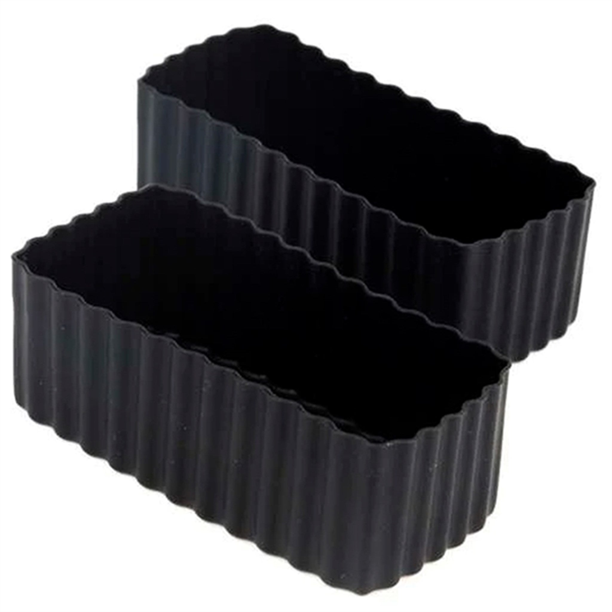 Little Lunch Box Co Bento Silikone Cups Rektangulære Black