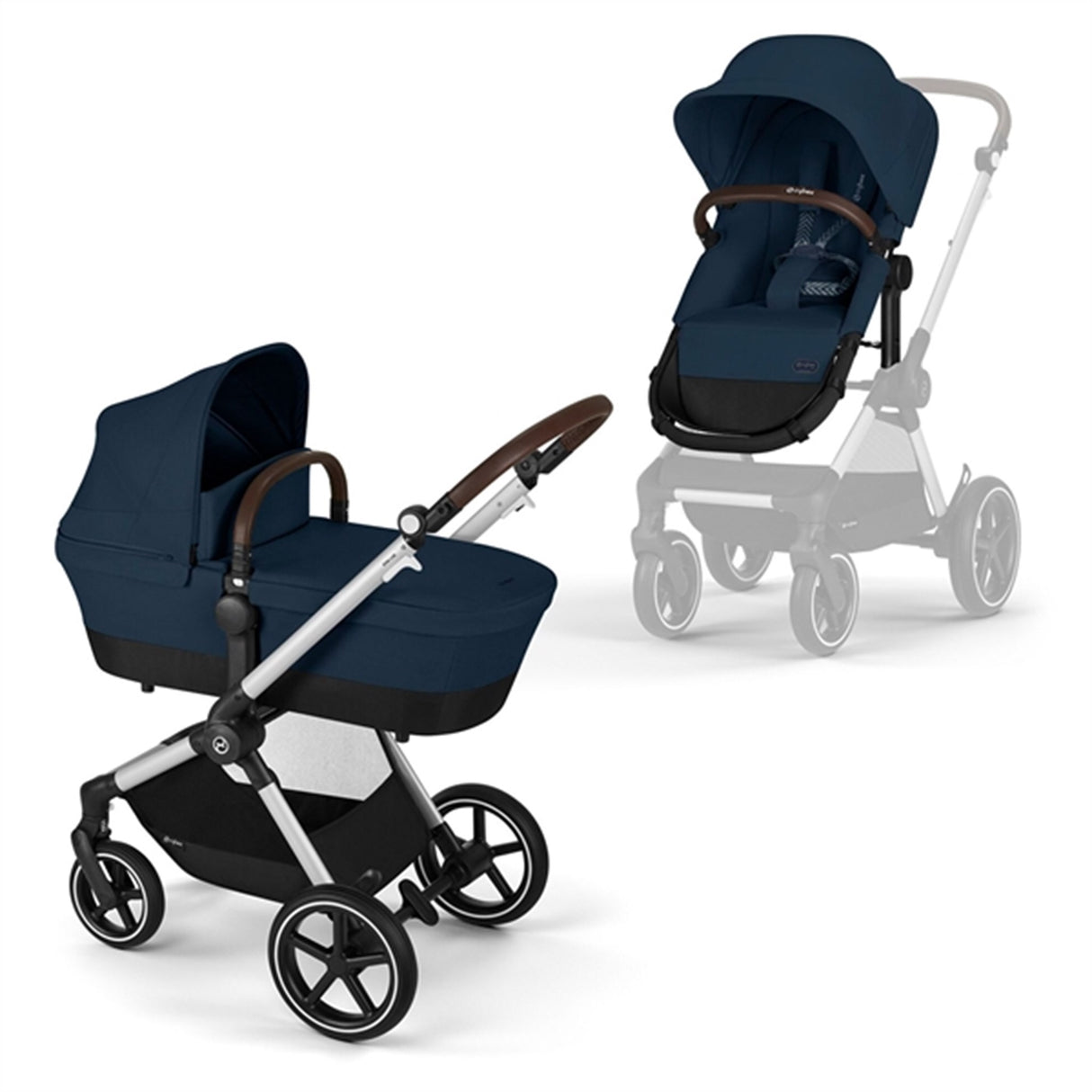 Cybex Eos Lux Lava Grey 2-i-1 Sittvagn